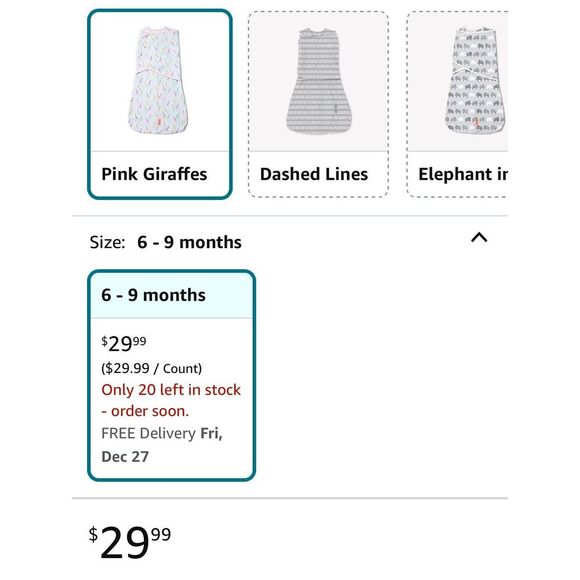 SwaddleMe Arms Free Convertible Swaddle – Size Extra Large, 6-9 Months, 1-Pack - Picture 11 of 11